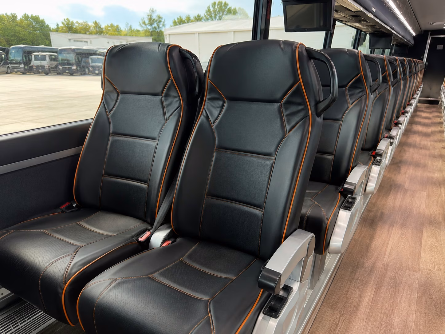 avondale charter bus interior